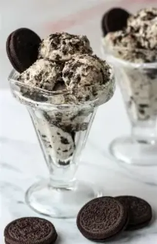 Oreo with ice cream